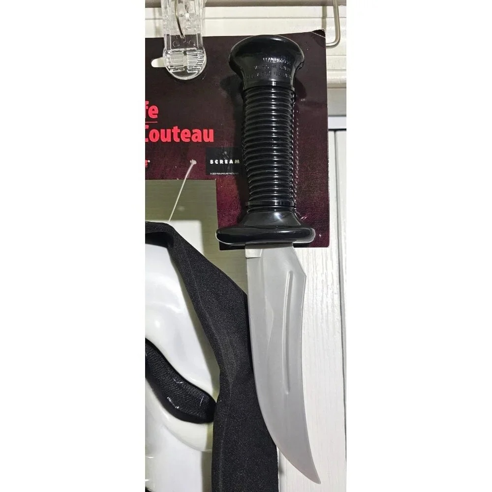 Ghost Face Lives Mask Knife Fun World Set Adult Ghostface Scream Movie Halloween
